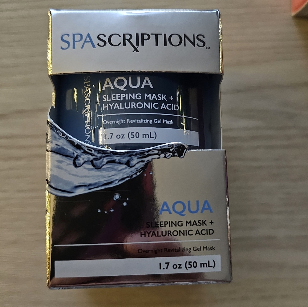 Sleeping Mask with Hyaluronic Acid - Blue